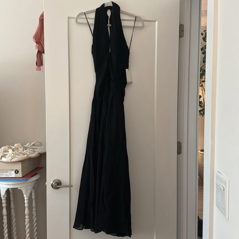 Reformation Black Strapless Dress - Picture 4 of 5
